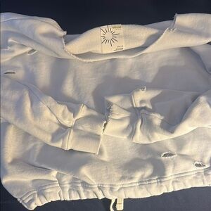 OFFLINE by Aerie White Sweatshirt